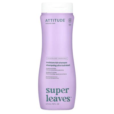ATTITUDE, Super Leaves™, Moisture Rich Shampoo, Quinoa & Jojoba, 16 Oz (473 Ml)
