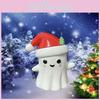 Mini Christmas Hat Ghost Resin Craft Decoration Perfect For Halloween And Christmas Gifts