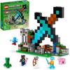 LEGO Minecraft Diamond Sword Base Building Set Toy for Kids Ages 8-10