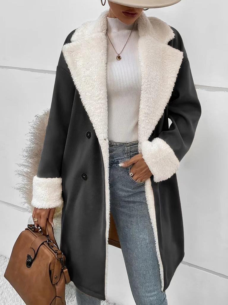 Women's Autumn Winter New Style Fur Coat Casual Workwear Overcoat