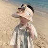 New Versatile Big Hat with Empty Top Hat Children's Fan Hat Super Cute Cute Sun Hat Adjustable Sun Protection Hat