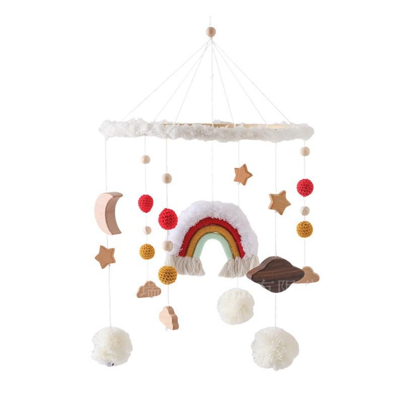 Rotating Crib Mobile: Newborn Baby Sleep Aid & Educational Rattle Toy