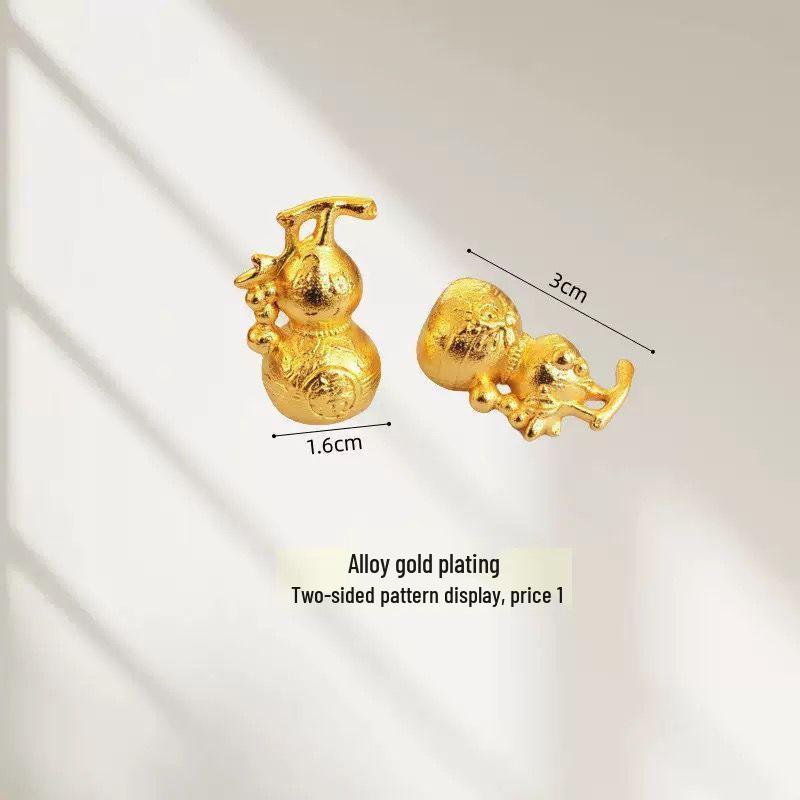 Retro Sand Gold Gourd Pendant: High Color Retention, Peaceful Style