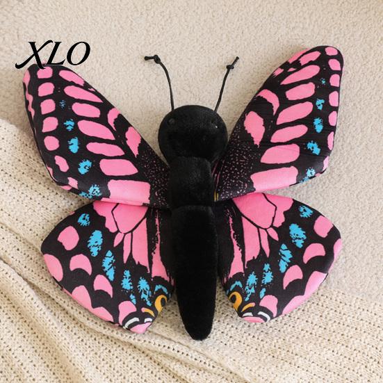 Whimsical Room Decor Realistic 3D Butterfly Plush Toy, Stuffed Throw Pillow, Soft Vivid Design Insect Animal Decor, Gift for Kids Girls, Home Ornament