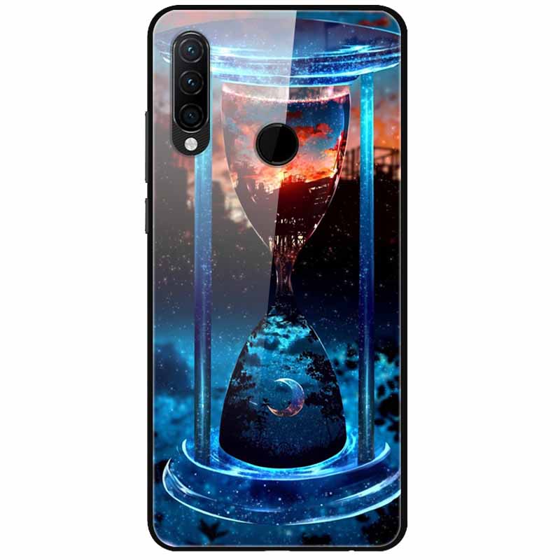 For Huawei P30 Pro Lite Case Cool Tempered Glass Luxury Coque Covers for Huawei P20 Lite P 20 P20Pro P30Pro P 30 Hard Back