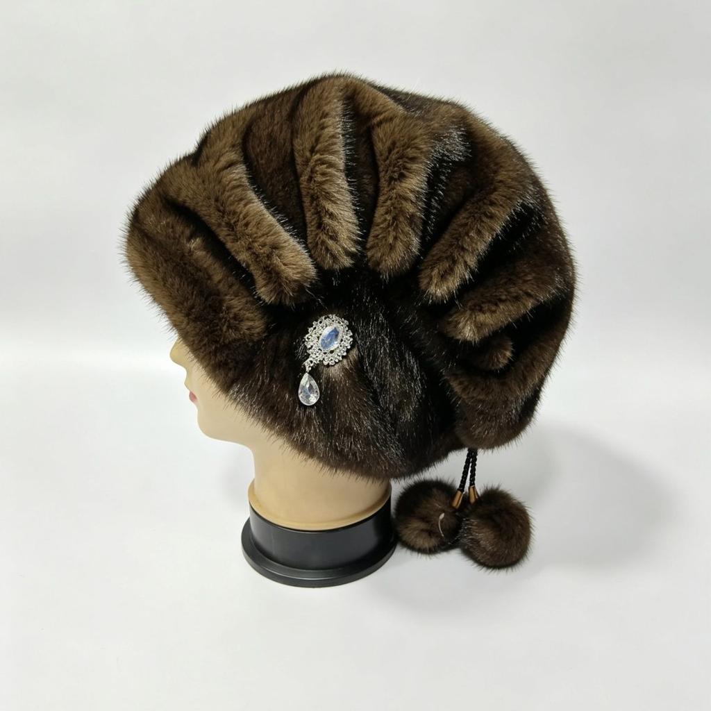 Stylish High-end Winter Plush Hat - Warm and Extra Thick