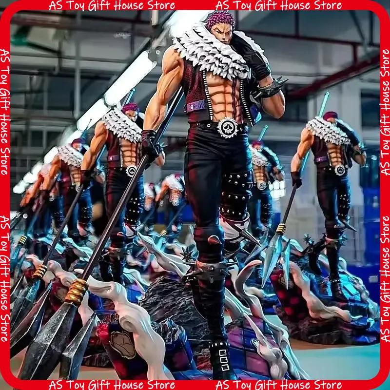 One Piece Anime Charlotte Katakuri Action Figure 44Cm Gk Collectible Toy Model Home Decoration Holiday Ornament For Anime Fans