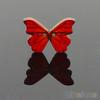 50pcs 2 Holes Mixed Color Butterfly Wooden Buttons Sewing Scrapbooking DIY
