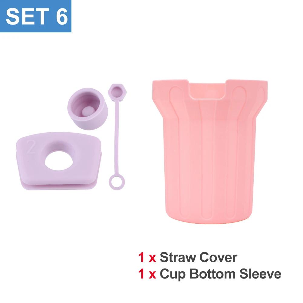 Silicone Cover for Stanley Cup Accessories 30/40oz Tumbler Water Bottle Protective Bottle Boot Sleeve & Straw Cover Cap