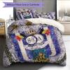 RSC Anderlecht  Pattern Bedding Quilt Set  Home Decoration  Gift (1 * duvet cover + 2 * pillowcase  without core)