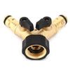 G1 FNPT DN25 Copper Garden Water Hose Connector Water Faucet Splitter Tool Accessories