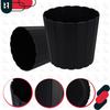 Plastic Flower Pot for Flowers and Herbs on the Balcony or Terrace, Anthracite, 24 cm