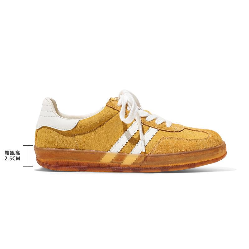 Strawberry Bear New Pink Casual Shoes Versatile Little White Shoes Inner Height Increase Retro Shoes Women's Shoes