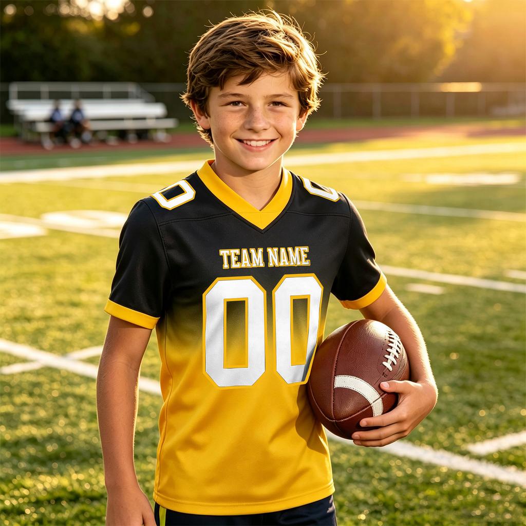 Men's Custom Football - Personalized Sportswear for Day and