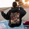 Damen Hoodie mit floralem Print, lässig, 2025
