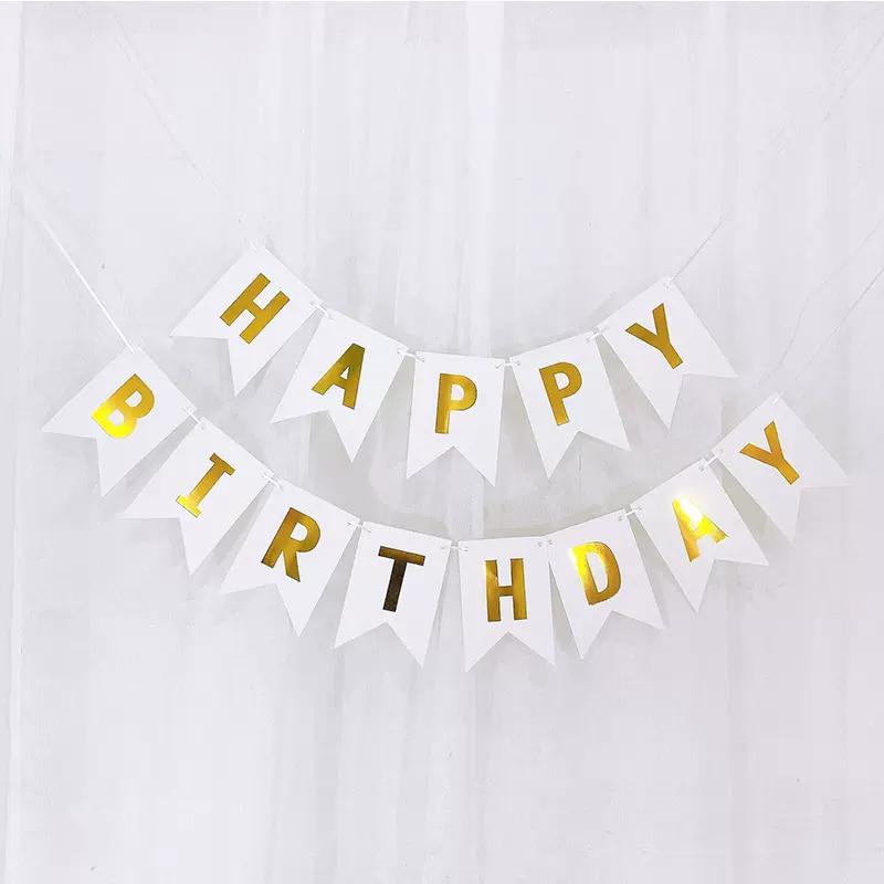 Valentine's Day Bilingual Fishtail Banner: Birthday, Proposal, Confession, Decorative Hanging Flag