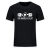 Neues Sommer The World Is Flat Engine T-Shirt Kurzarm Benutzerdefiniertes T-Shirt Stil Unisex Rundhals Baumwoll-T-Shirt Mode Streetwear T-Shirts