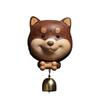 Kreative Holz Süße Hunde Türklingel Tiermotiv Dekorative Cartoon Türklingel Eingangserinnerung Windspiel Türklingel Ornament Zuhause