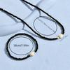 Black Spinel Turquoise Necklace Bracelet Korean Versatile Daily Niche Minimalist Design Style Set