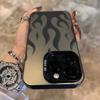 INS Creative Fashion Flame Fire Phone Case for Xiaomi Redmi Note 7 8 9 9S 10 11 12 13 14 15 Pro Plus 4G 5G Anti Fall Matte Cover