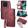 Zipper Cards Solt Wallet Leather Case For XiaoMi RedMi Note 13 Pro Plus 12 11S 10 10S 12T 13T Ultra Strap Bag Pocket Purse Cover