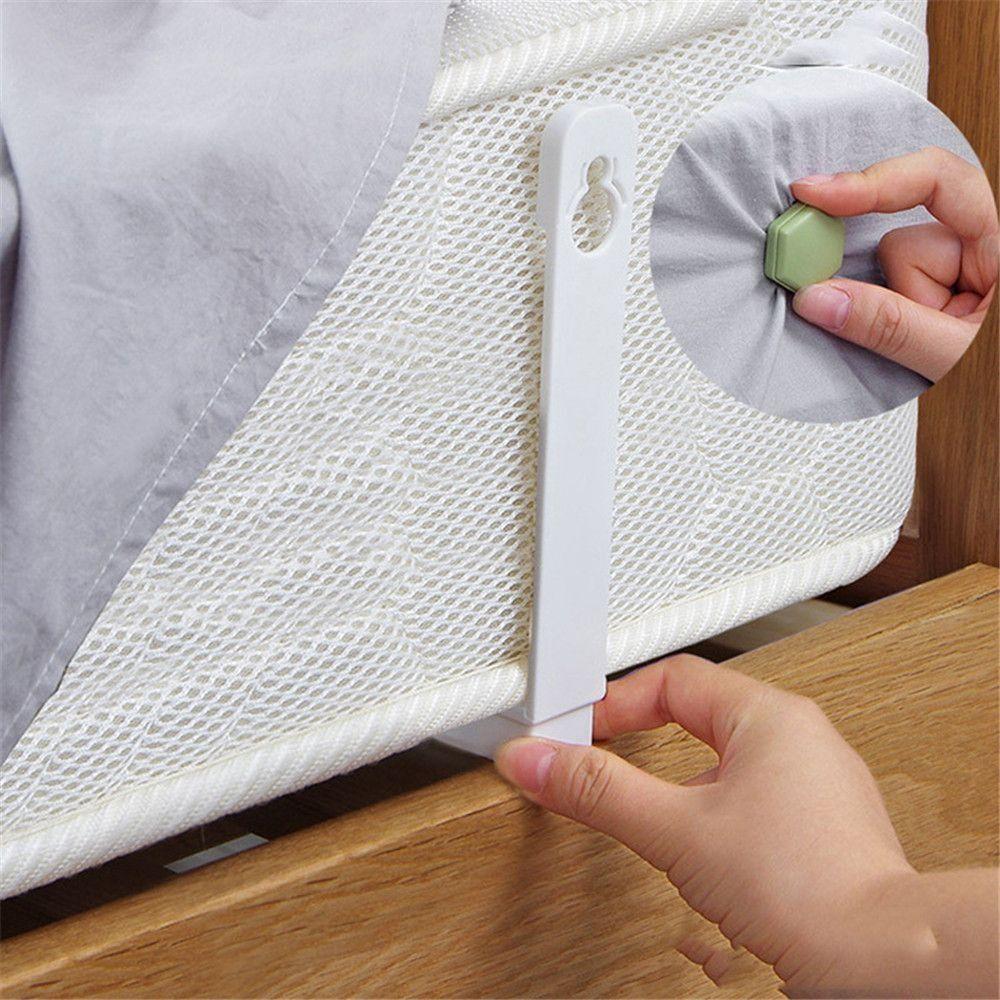 4Pcs Non-slip Bed Sheet Clip Invisible Bed Sheet Buckle Bed Sheet Fixing Clip  Quilt Fixing Tool