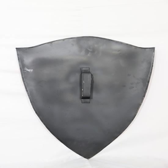 60.96 Cm Medieval Battle Warrior Yellow and Blue Shield 20 Gauge Steel Knight Templar Shield Replica for Home Decor Gift Purpose