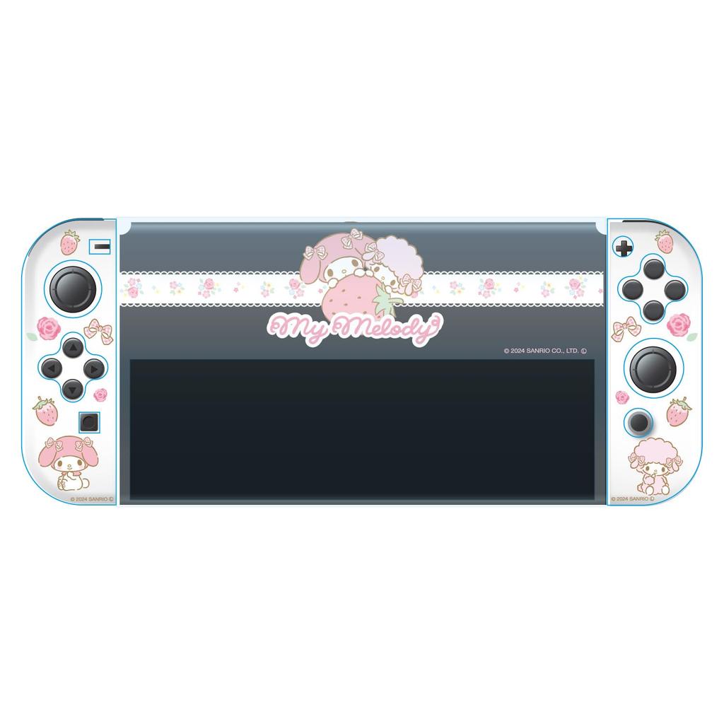 Allone Gaming Separate Clear Case Sanrio Characters My Melody x x 10cm Protects against scratches and dirt Compatible with Switch OLED display