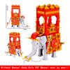 Creative Medieval Lotr Castle Knight Rome Spartacus Orc Elephant Chariot Siege Engine Model Building Blocks Bricks Toys Gift