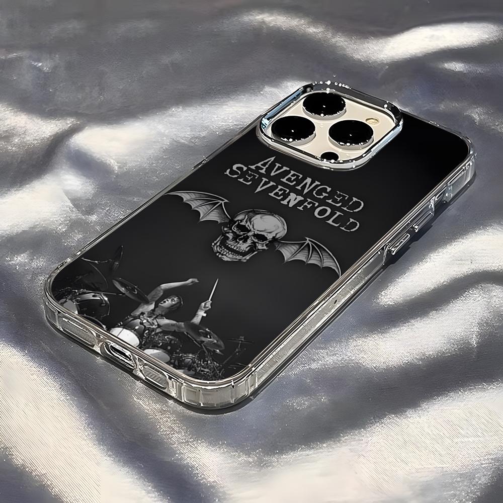 Band A-Avenged Sevenfold Hot Phone Case For IPhone 17 Pro Max 16 15 14 Pro Max IPhone 13 Pro Max 11 Plus Transparent Cover