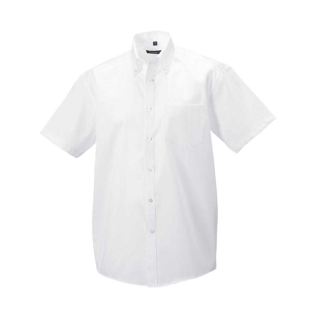 Russell Collection Mens Ultimate Non-Iron Short-Sleeved Shirt