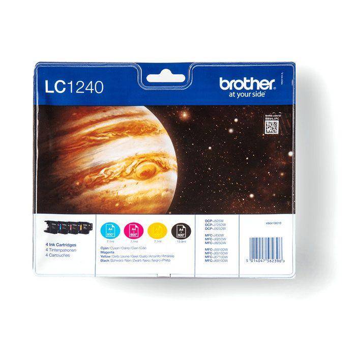 Brother LC1240 Cartouches d'encre Multipack Couleu