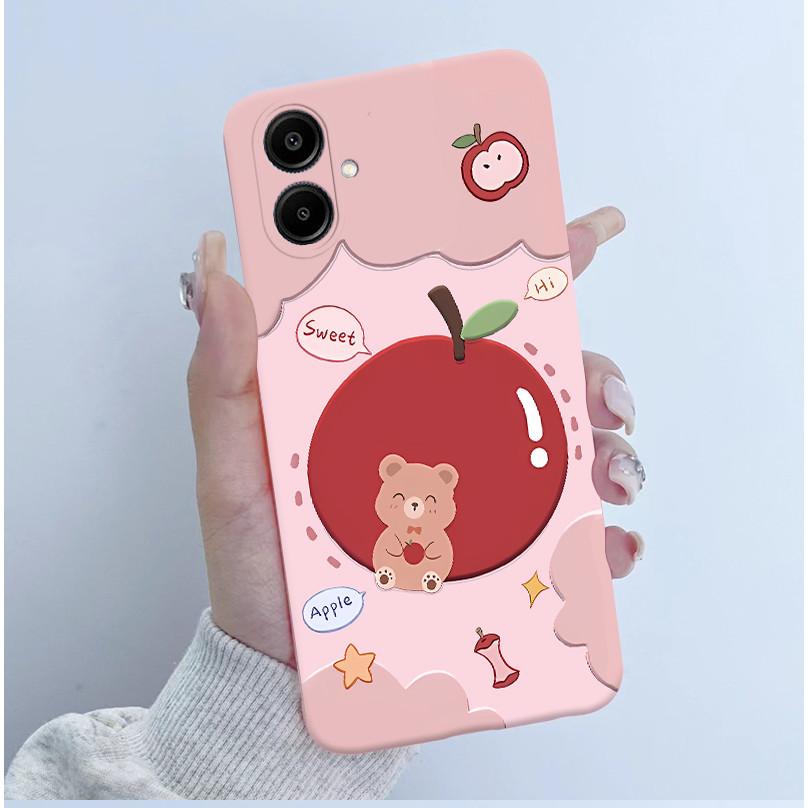 For Samsung Galaxy A06 Casing A065 SM-A065F A06 4G GalaxyA06 Cover Cute Astronaut Panda Flowers Pattern Candy Soft Silicone Case