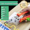Enhanced 9-in-1 Multi-Function Electrician Pliers: Wire Stripper, Cutter, Puller, Crimper with Voltage Tester