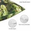 Tree Covered In Magic Sunlight Square Pillowcase Polyester Linen Velvet Pattern Zip Decor Pillow Case Sofa Cushion Cover