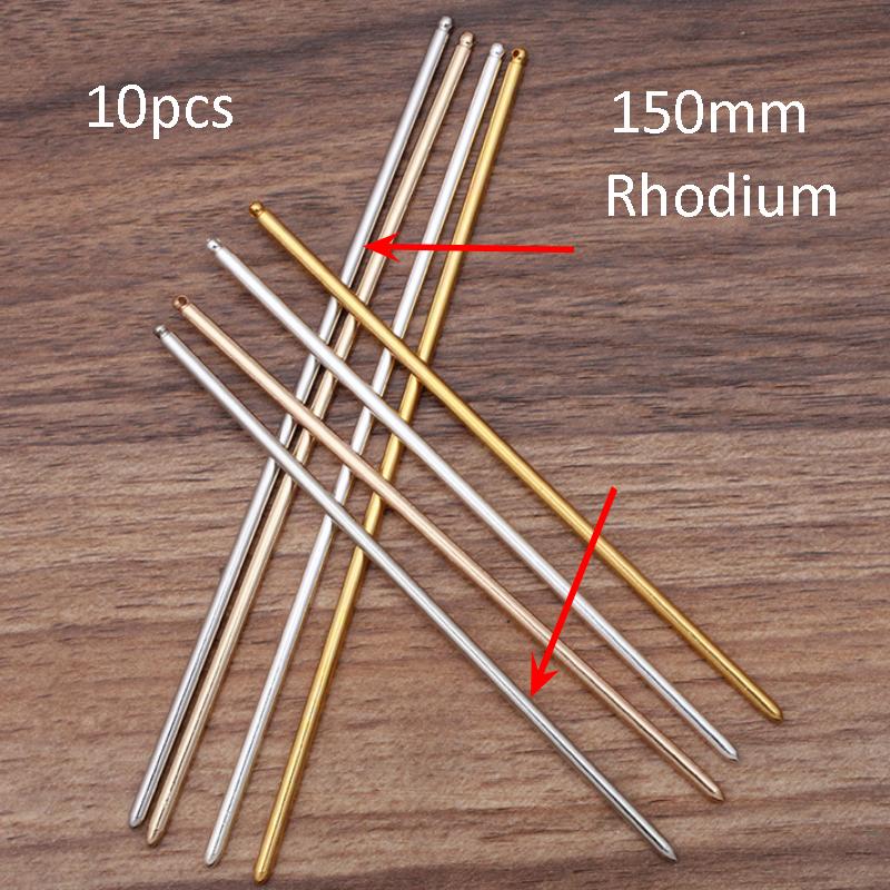 

10 шт 125/150 мм Металеві Залізні Шпильки для Волосся Заготівка Основа для Встановлення Паличка для Волосся для Жінок Ювелірні Вироби Оптом Фурнітура Компоненти DIY Аксесуари