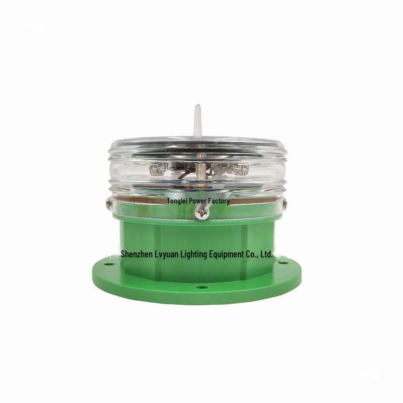 LED Solar Marine Beacon: Navigation & Anchor Light for Boats, Nets & Fish Cages