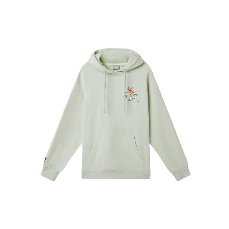 

Женский пуловер с капюшоном New Balance на флисовой подкладке, зеленый NCA47112-GRN