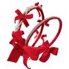 Vintage Red Headband Velvet Hair Band Headwear Girl Hair Hoop Christmas New Year Hair Accessories