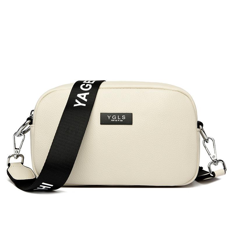 

Женская сумка Tide Fashion Simple Shoulder Crossbody Bag Casual Hundred Small Square Bag белый