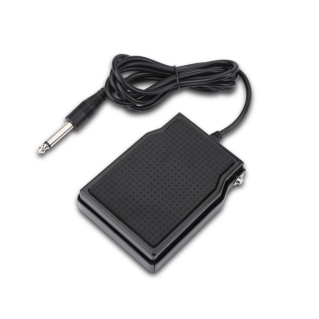Electronic Keyboard Sustain Pedal Damper for Digital Piano Instrument Accessory Black