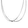 New 925 Silver Necklace Simple Charm Women's Sweater Chain Autumn and Winter Coat Choker Gift Exquisite Jewelry