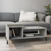 821136 vidaXL Coffee Table Concrete Grey 100x50x45 Cm Engineered Wood