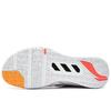 Li Ning Slip Resistant Abrasion Resistant Low Top Badminton Shoes Unisex White AYAT003-3