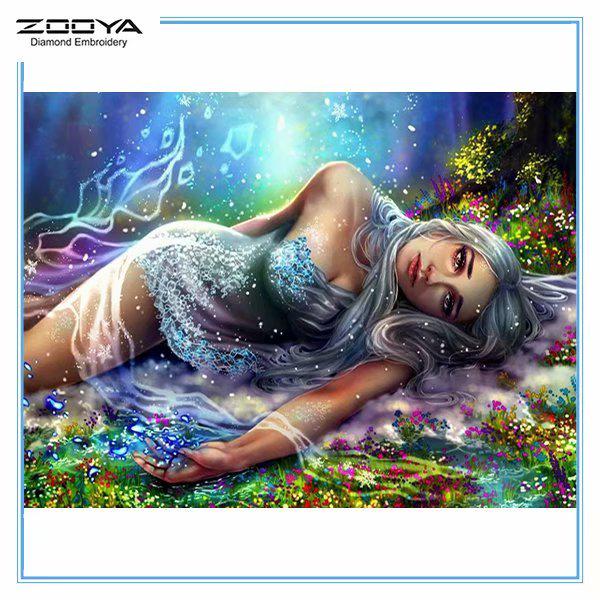 

ZOOYA DIY 5D квадратный горный хрусталь мультфильм принцесса Алмазная вышивка картина вышивка крестиком домашний декор
