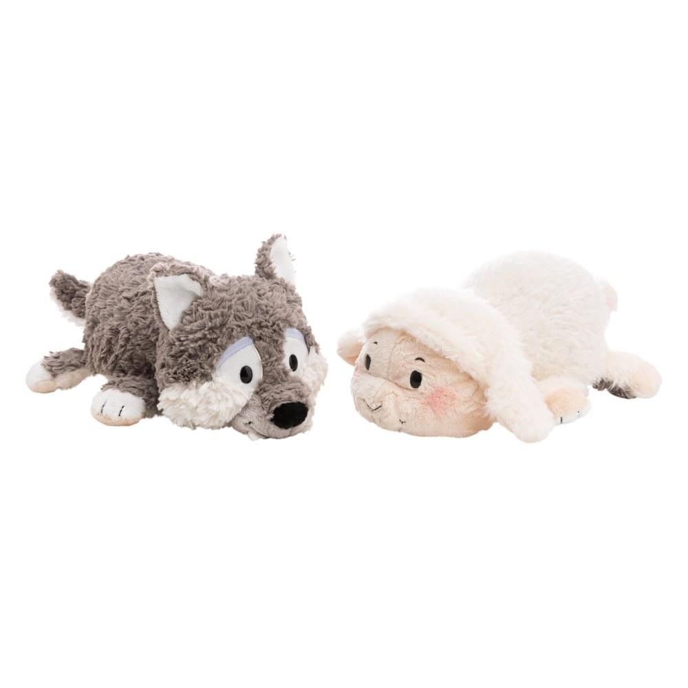 NICI Twistimals Juguete de Peluche Reversible 2 en 1 Oveja y Lobo 25 cm