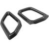 for Honda CRV CR-V Sport Touring Hybrid 2023 2024 2025 2026 Car Accessories ABS Front Bottom Bumper Lid Cover Strip Trim 2PCS (Carbon Fiber Grain)