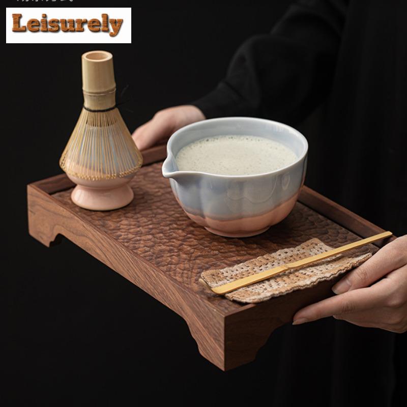 Kiln-change Ceramic Petal Matcha Bowl Tea Ripen Ice Cream Glaze Tea Set Accessories Song Dynasty Tea-shop Tool Tea Brush Holder