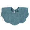 Baby Cotton Gauze Bibs With Printed Patterns And Wavy Edges Soft Absorbent Drool Burp Cloths For Infants And Toddlers