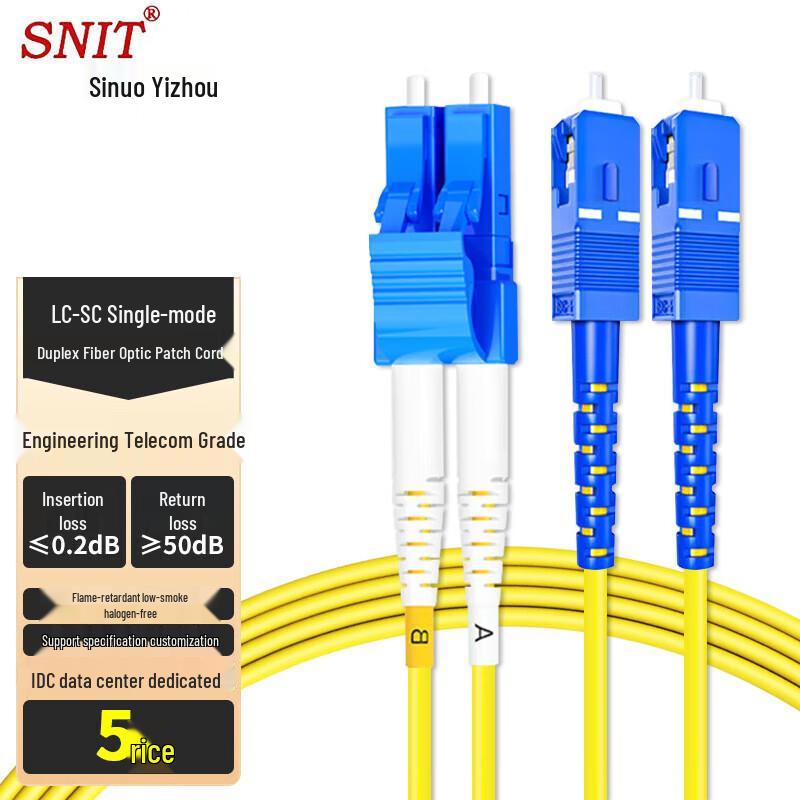 SNIT Telecom-Grade Glasvezel Patchkabel